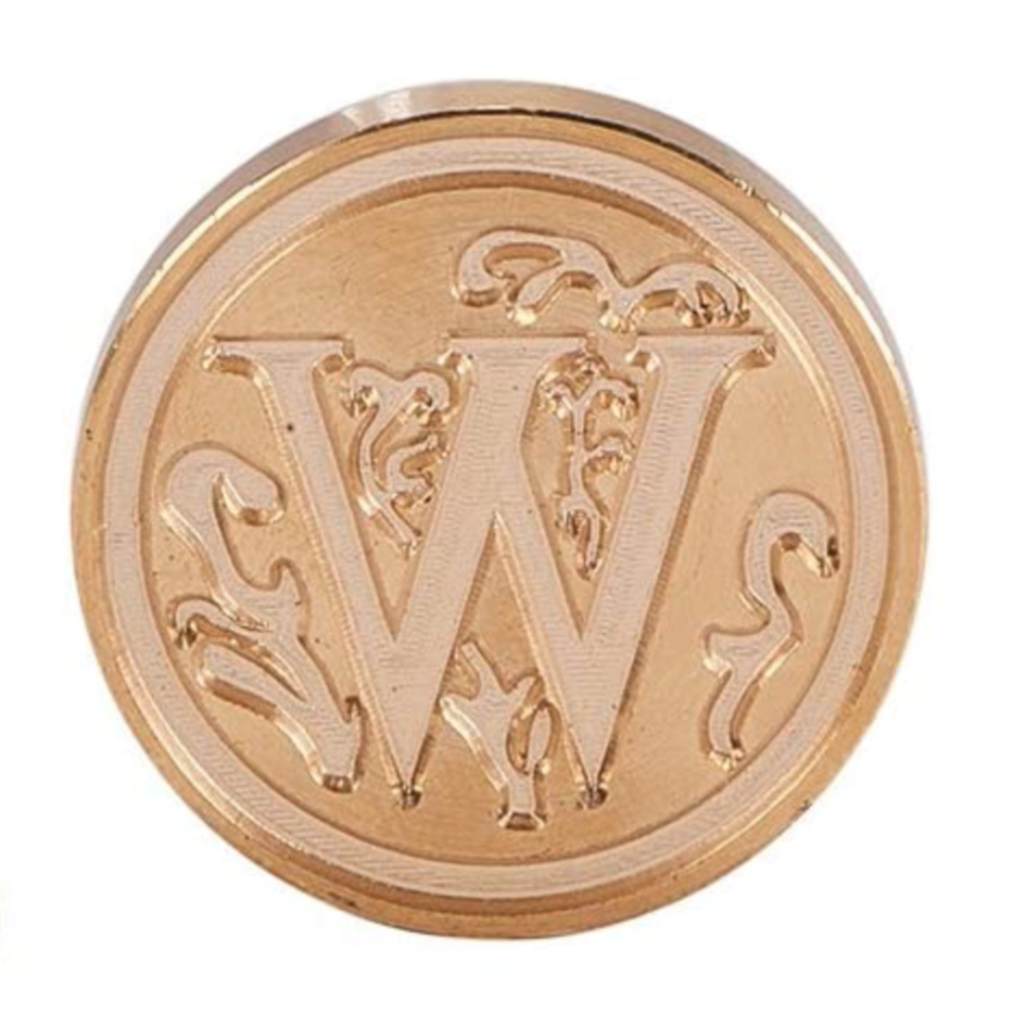 Wax Seal Stamp - Alphabet Round