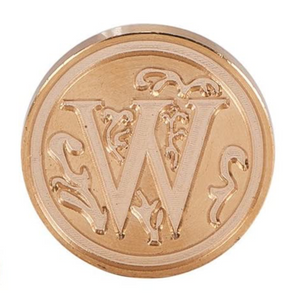 Wax Seal Stamp - Alphabet Round