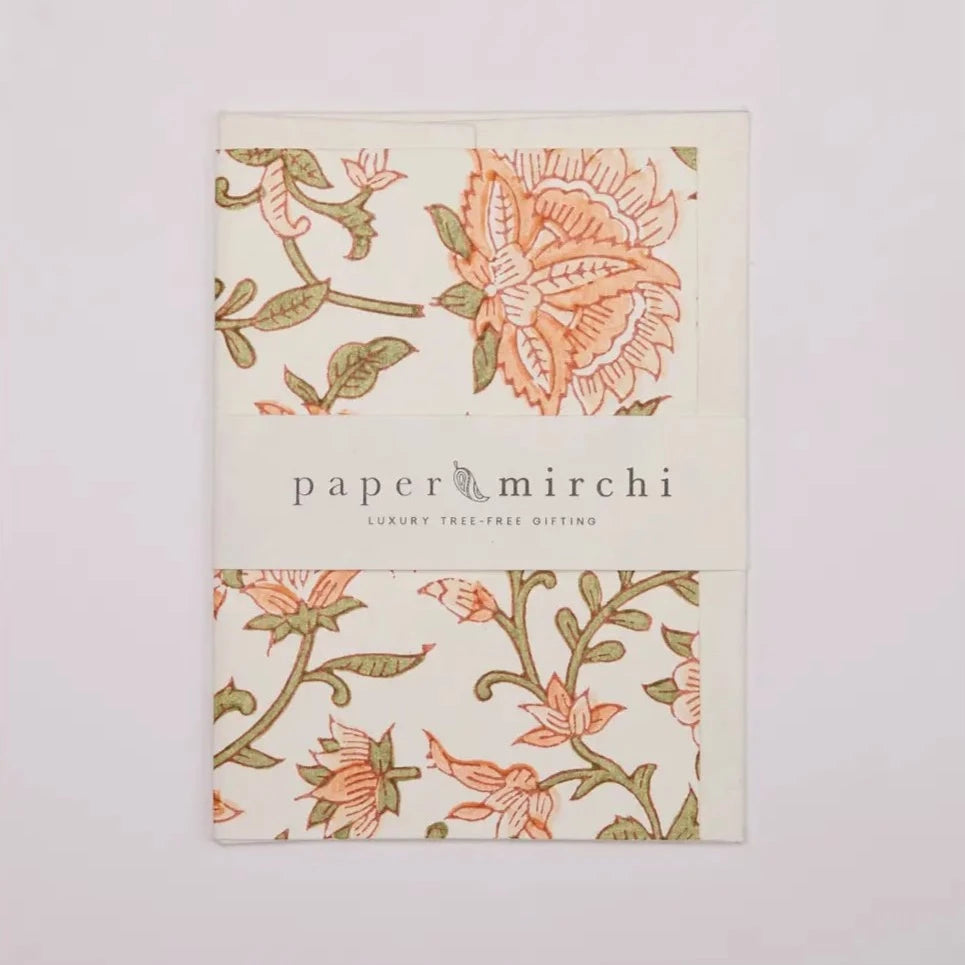 Hand Block Printed Paper by Paper Mirchi