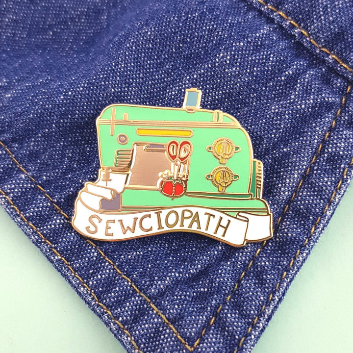 Sewciopath Enamel Pin