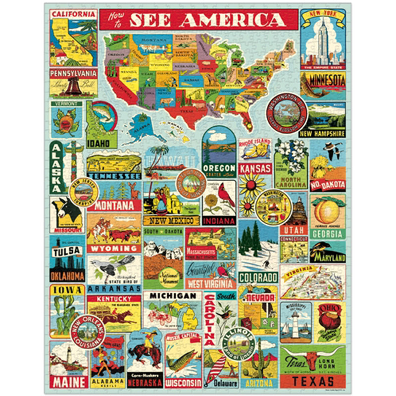 See America 1,000 Piece Puzzle