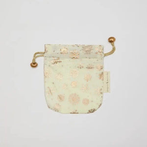 Fabric Gift Bag - Gold Frost