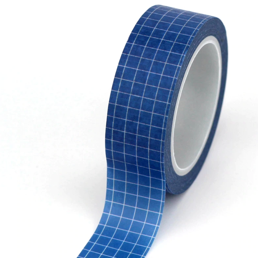 Blue Striped Tape, Blue Craft Tape, Blue Vertical Bar Washi Tape - 9/1 —  Crafted Gift Inc.