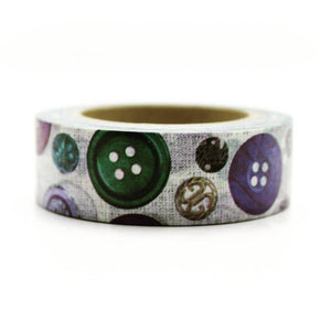 Buttons Washi Tape