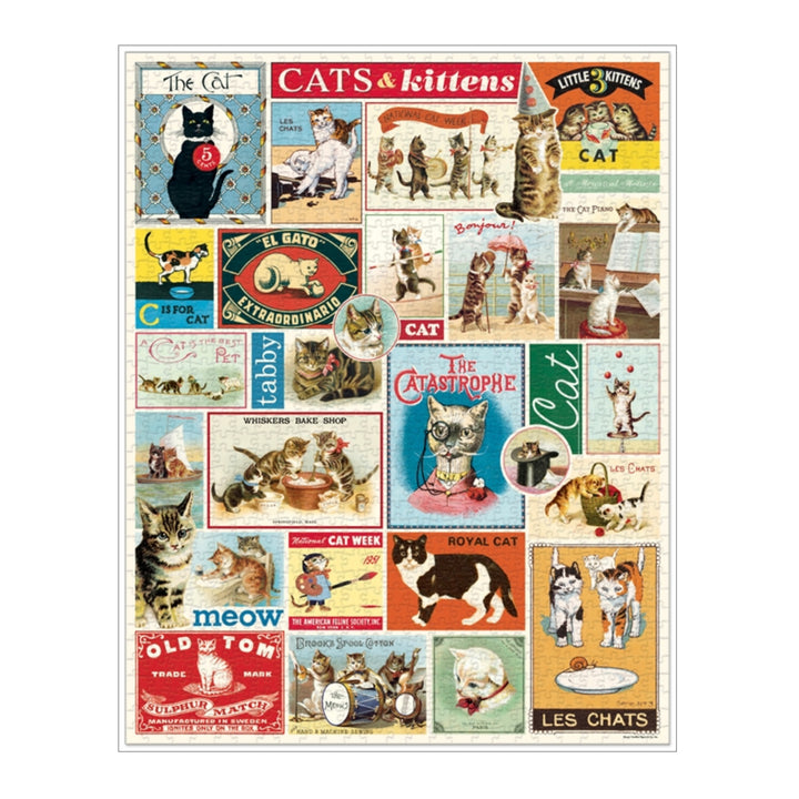 Cats & Kittens 1,000 Piece Puzzle