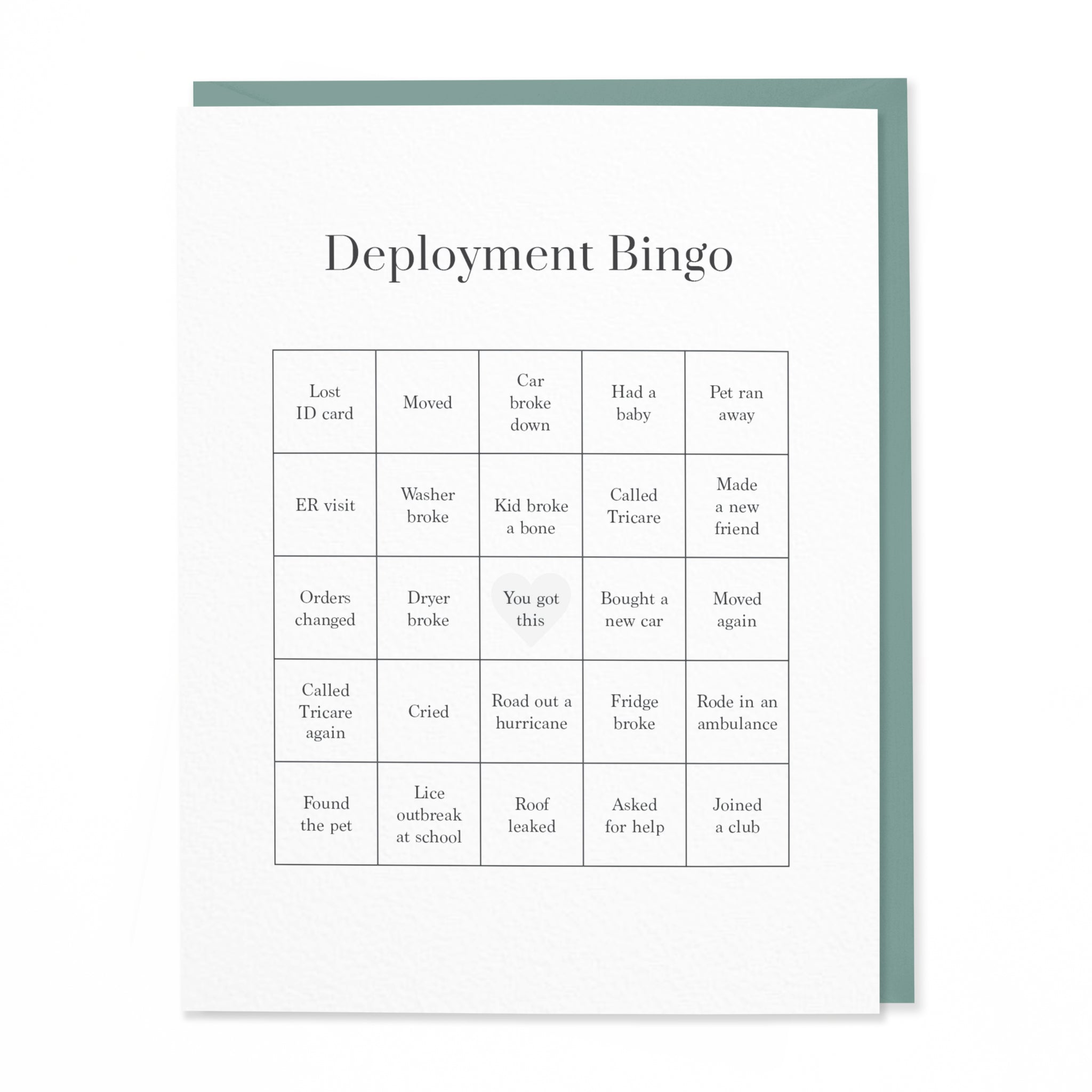 Deployment Bingo