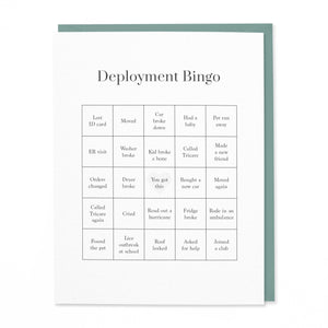 Deployment Bingo (Set of 8)