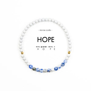 Morse Code Bracelet - Hope