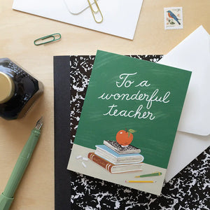 Wonderful Teacher Card