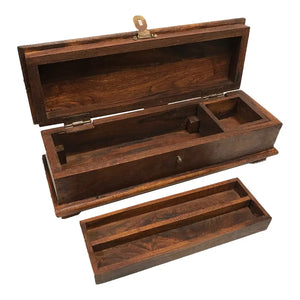 Distressed Wood Pen Box