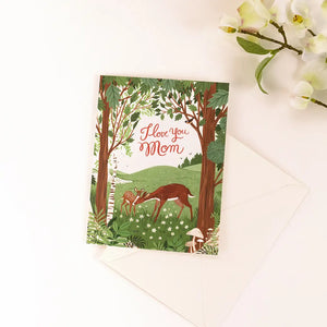 I Love You Mom Card