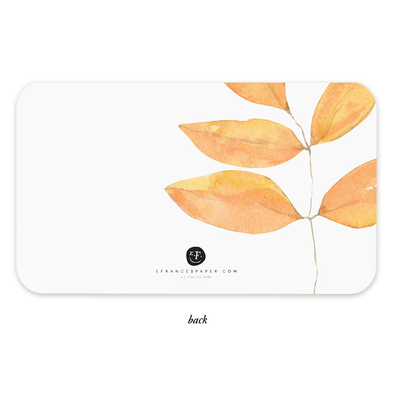 Fall Leaves Little Notes