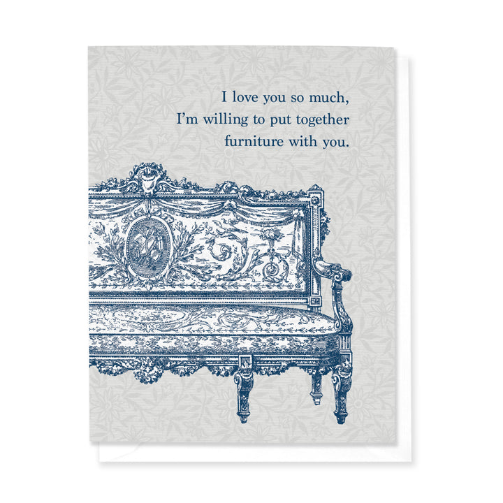 Put together furniture with you