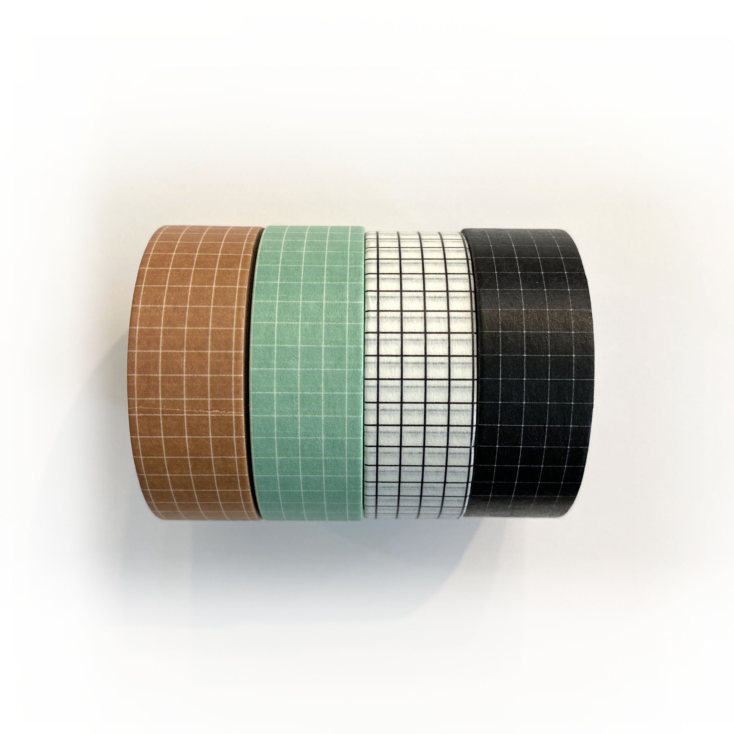 Mint Grid Washi Tape, Green Washi Tape, 1 Piece, Grid Washi Tape