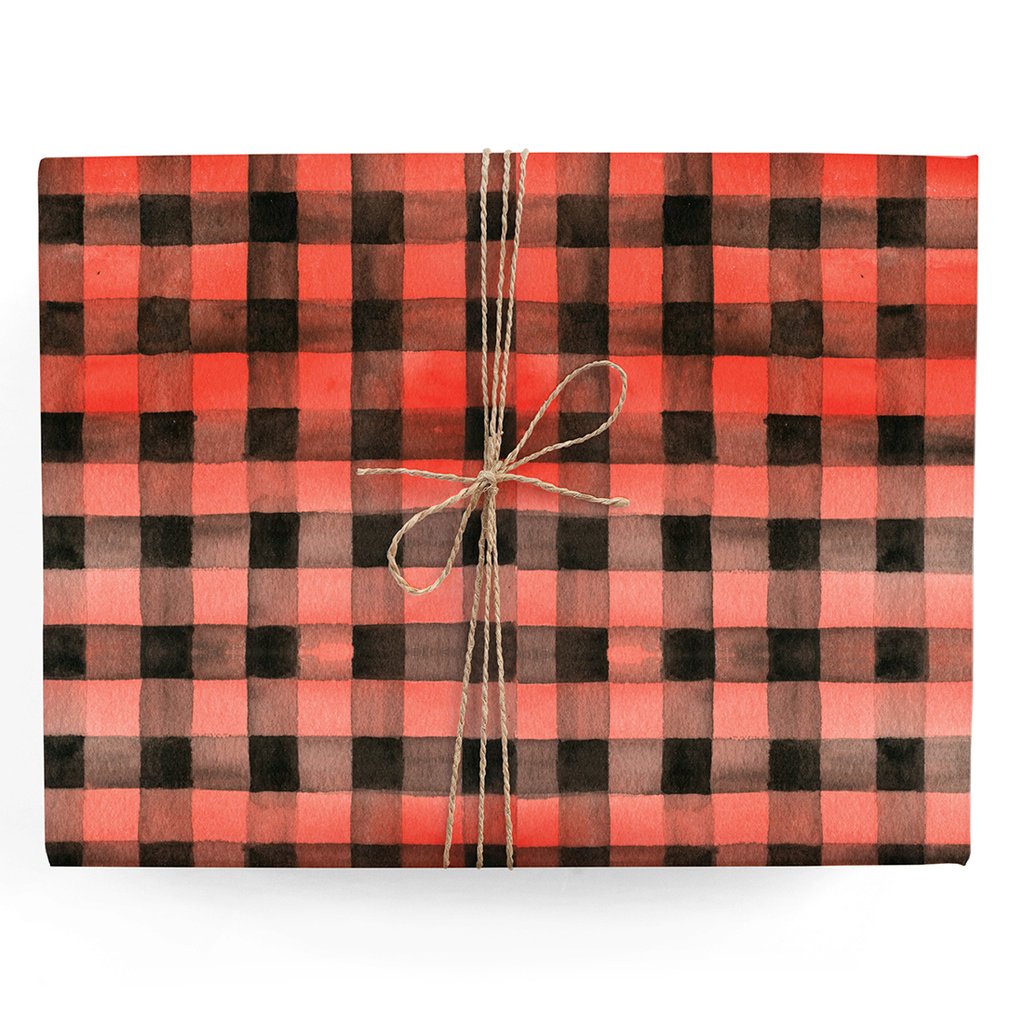 Sweet Hearts Gift Wrap - Black (Roll of 3 sheets) – Hitchcock Paper Co.