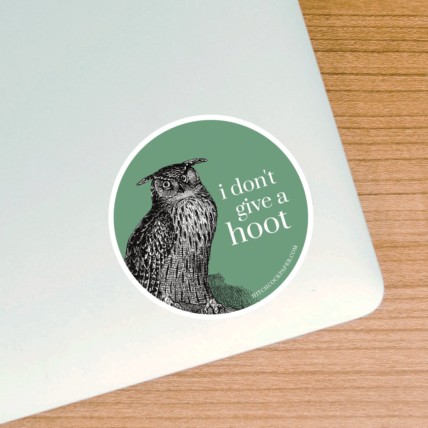 I Don't Give a Hoot Sticker
