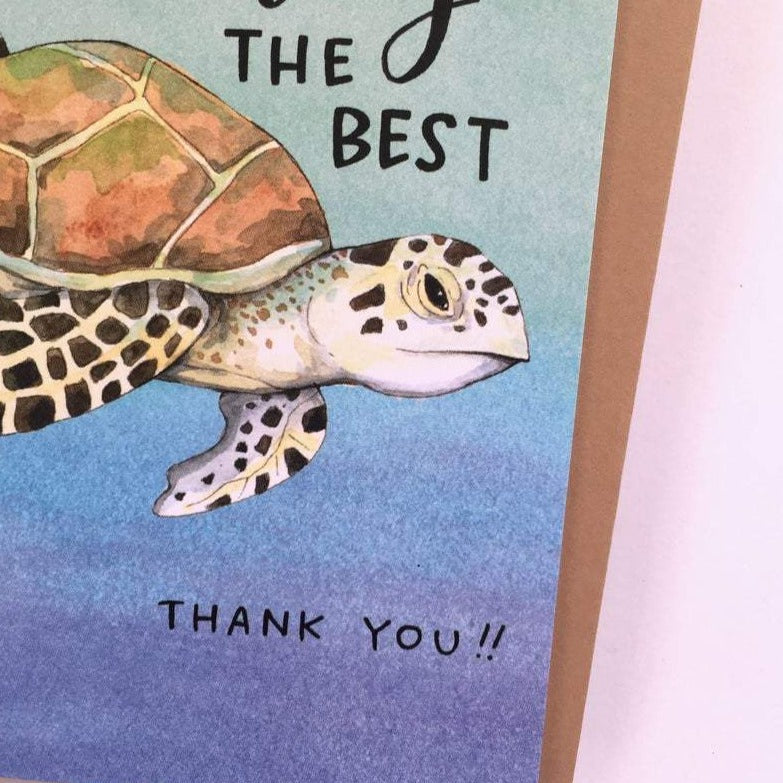 Turtley Thank You Card