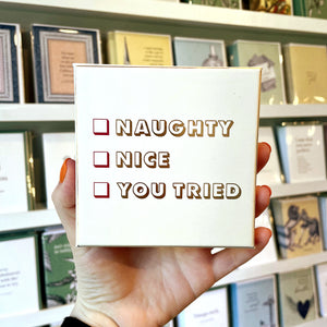 Naughty or Nice Gift Card Box