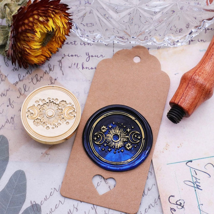 Wax Seal Stamp - Sun and Moons
