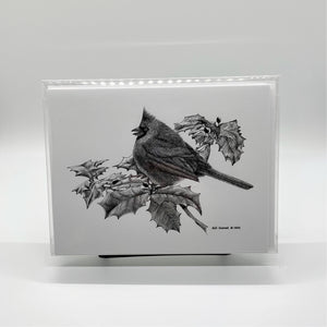 Cardinal in Winter Greeting Card - Set of 8