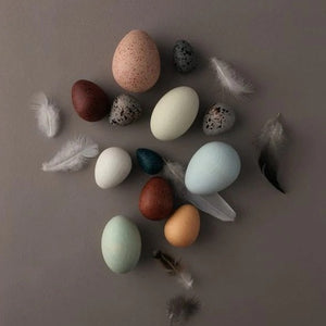 Colorful Wooden Easter Eggs
