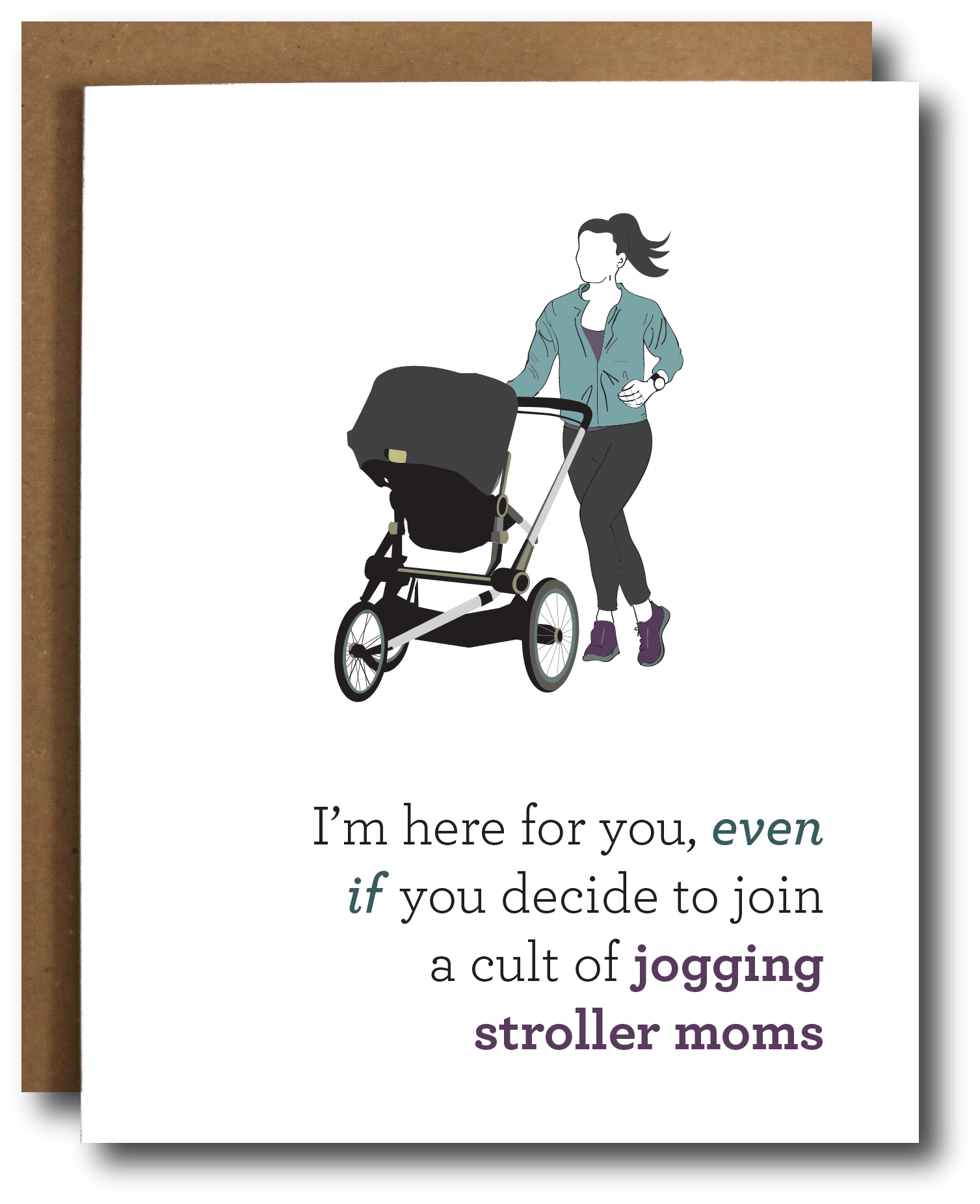 Stroller Mom Card
