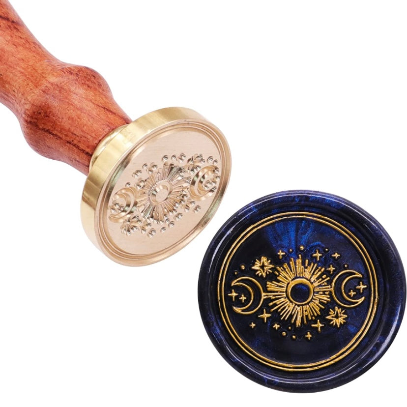 Wax Seal Stamp - Sun and Moons
