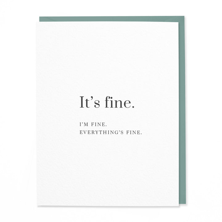 It's fine. I'm fine. Everything's fine. (Set of 8)
