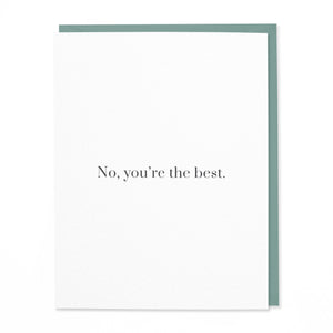 No You're the Best