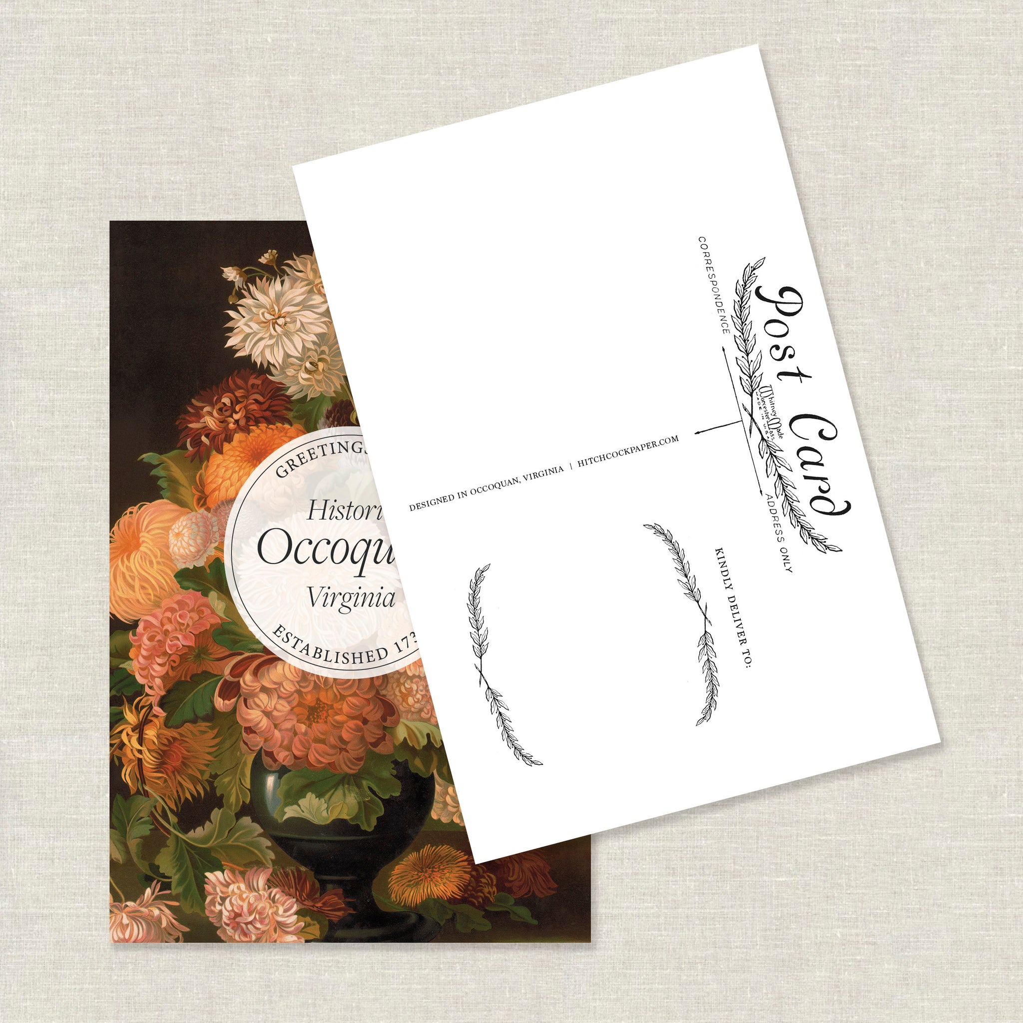 Occoquan Floral Postcard