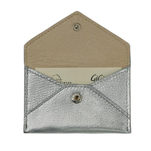 Mini Envelope/Business Card Holder - Silver