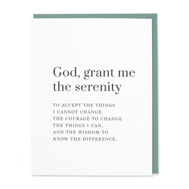 Serenity Prayer