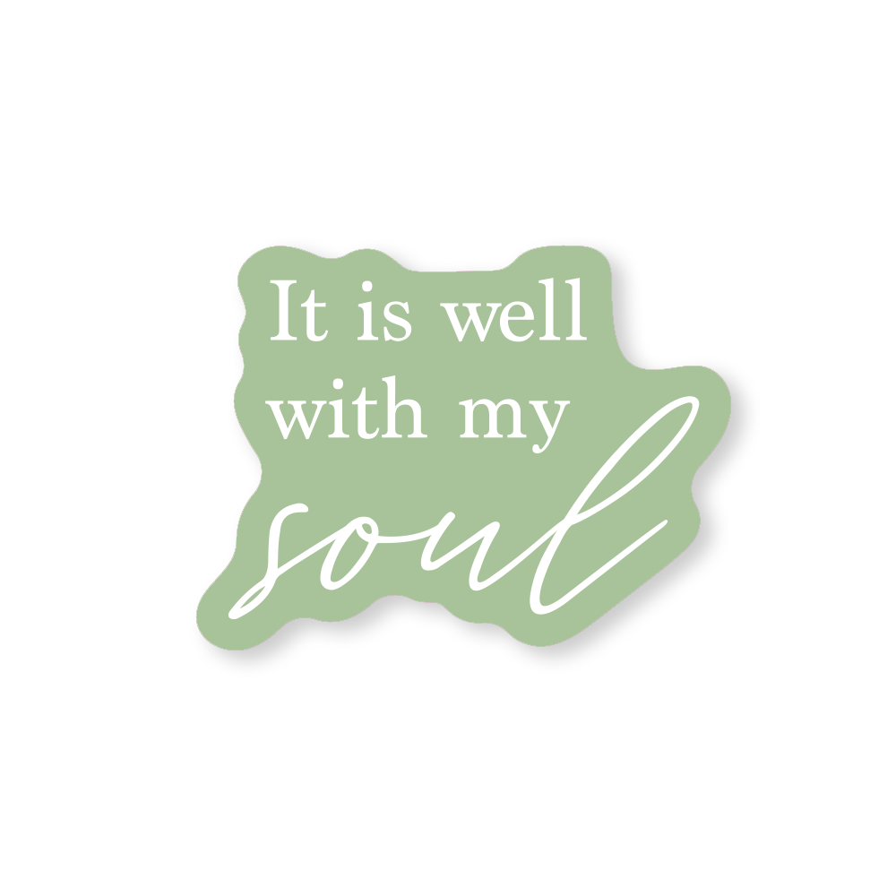 Well with my Soul Sticker