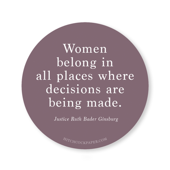 Women Belong Sticker
