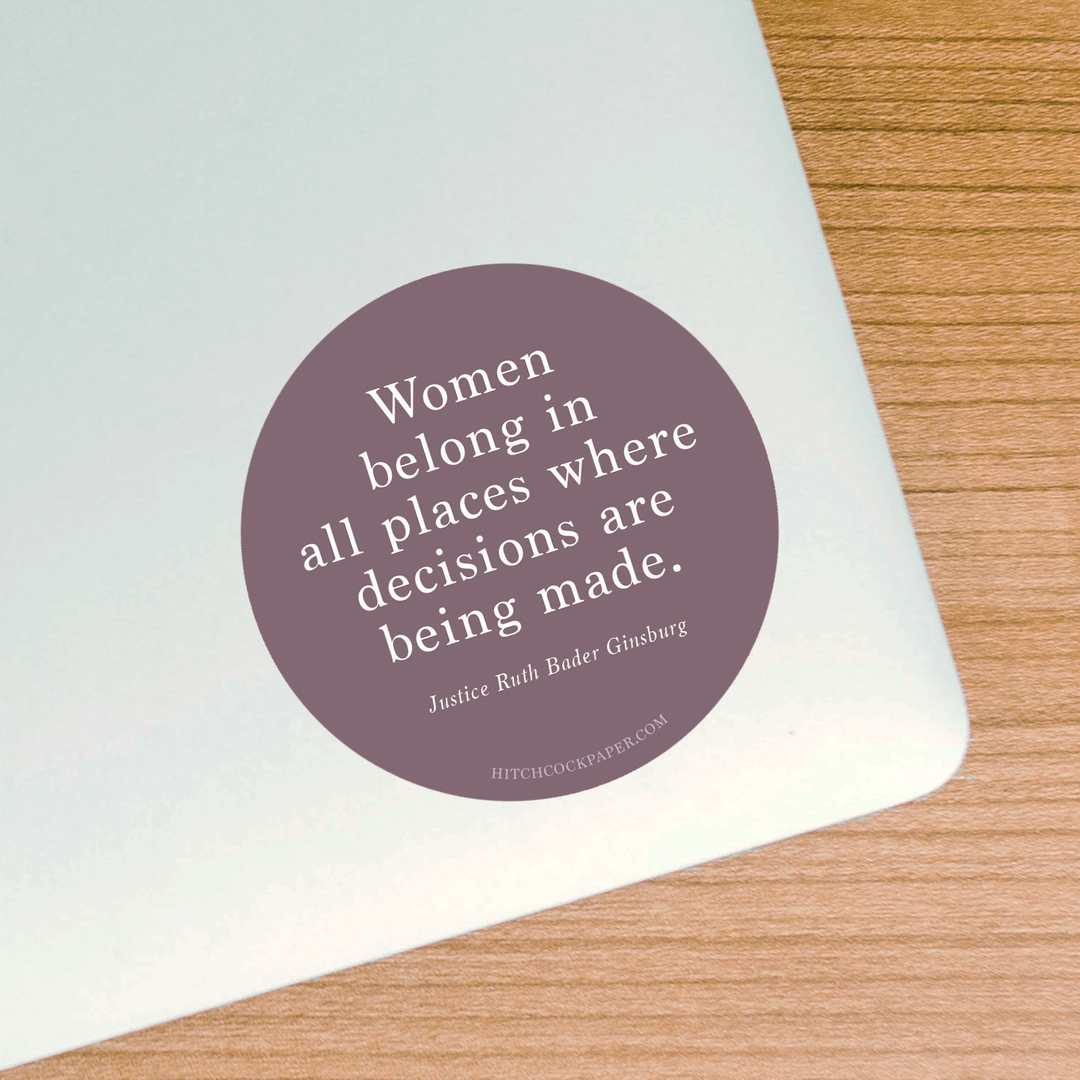 Women Belong Sticker