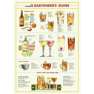 Cavallini Flat Wrap - Bartender's Guide