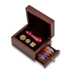 Wood Travel Box for Wax Seal Accessories